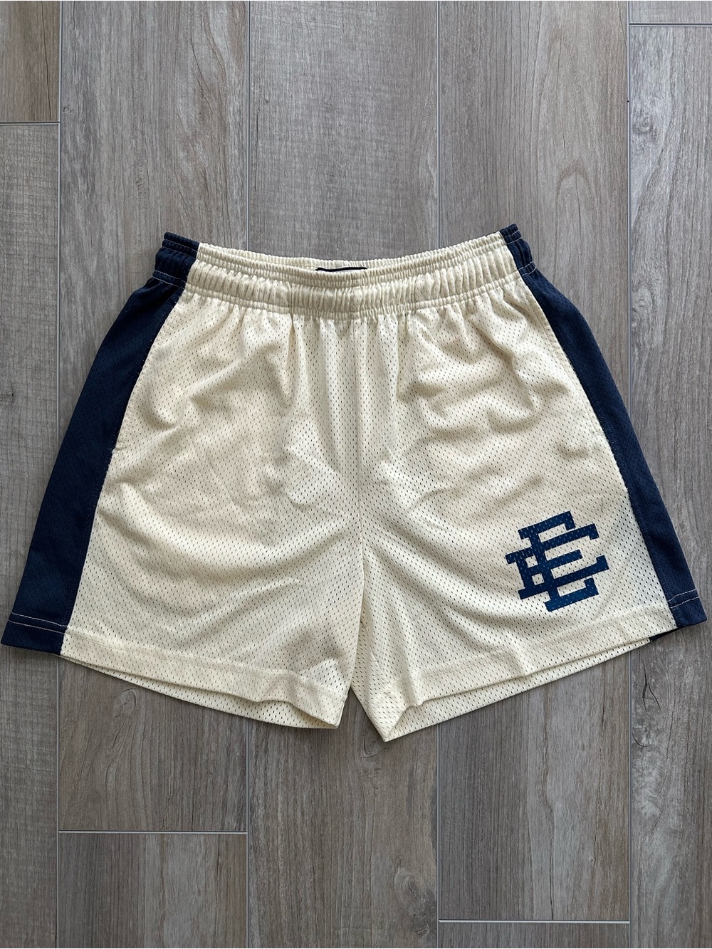 Eric Emanuel EE Basic Shorts ‘Antique White Dark Denim’